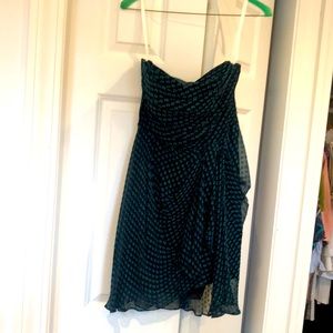 SHOSHANNA strapless dress size 0. Blue/turquoise